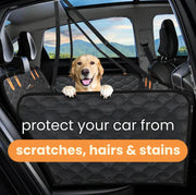 Hard Bottom Dog Car Seat Protector - Mister Woofs