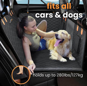Hard Bottom Dog Car Seat Protector - Mister Woofs