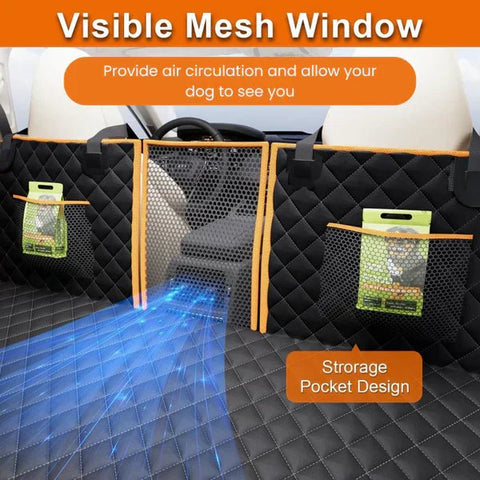 Hard Bottom Dog Car Seat Protector - Mister Woofs
