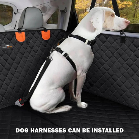 Hard Bottom Dog Car Seat Protector - Mister Woofs